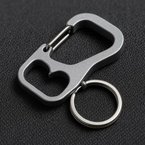22 Mini Aluminum Alloy Hook with Bottle Opener for Keychain and Backpack