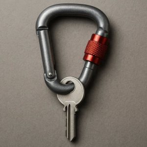 24 Locking Screw Gate Carabiner for Secure Key Storage and Safety